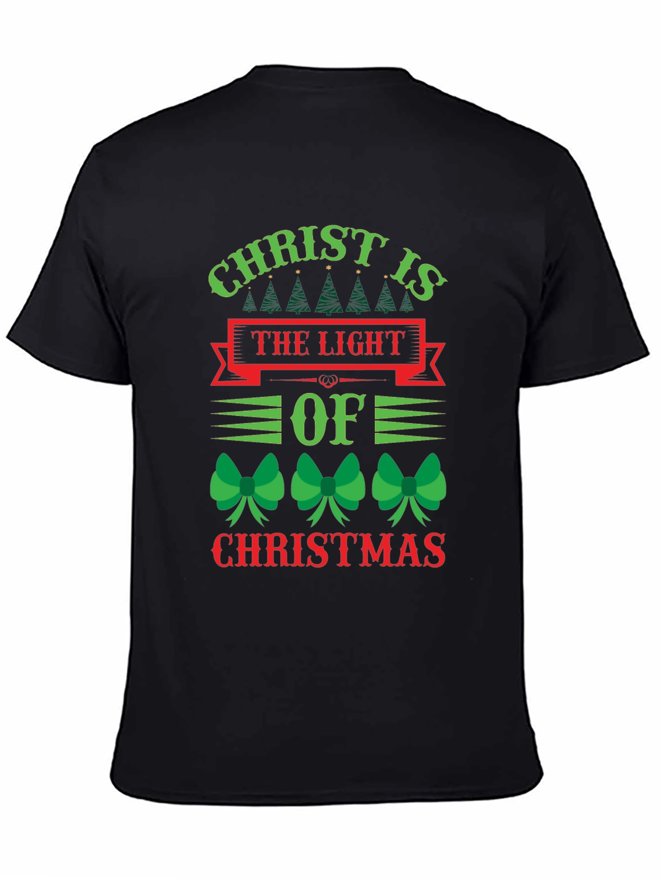 Christ is the Light of Christmas Graphic Tee