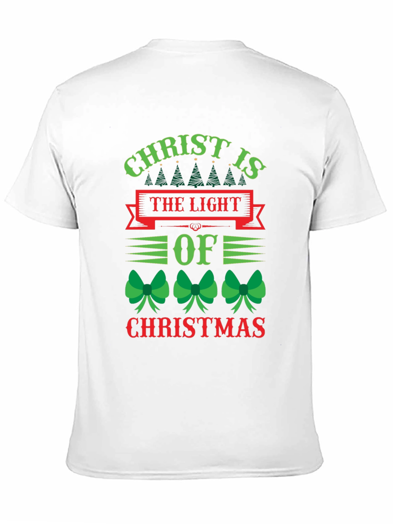 Christ is the Light of Christmas Graphic Tee
