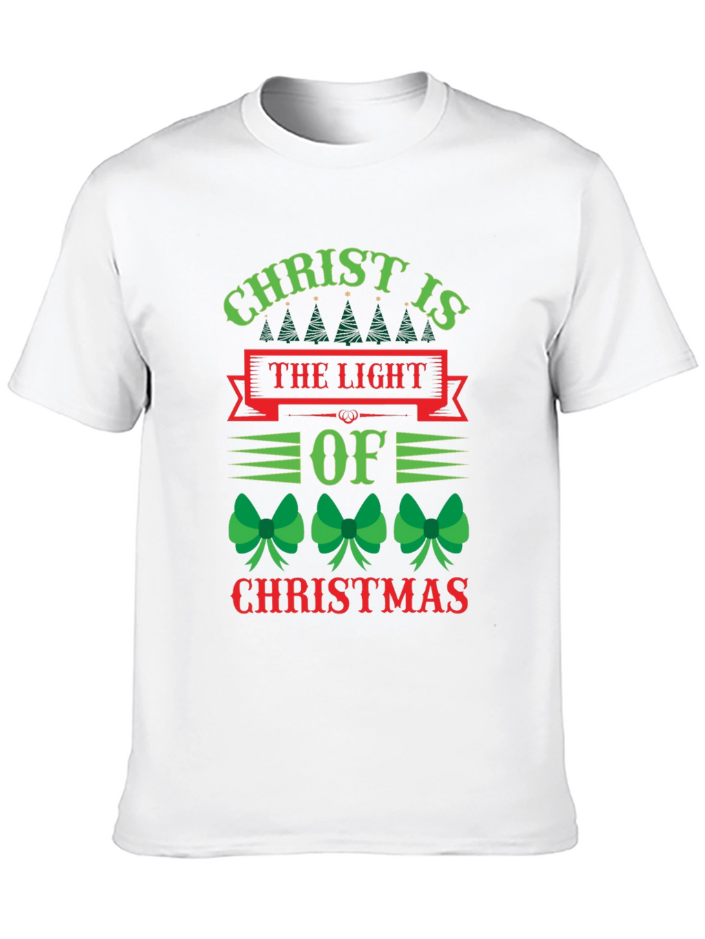 Christ is the Light of Christmas Graphic Tee