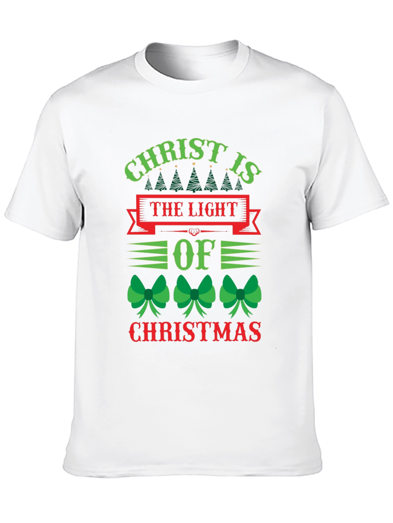 Christ is the Light of Christmas Graphic Tee