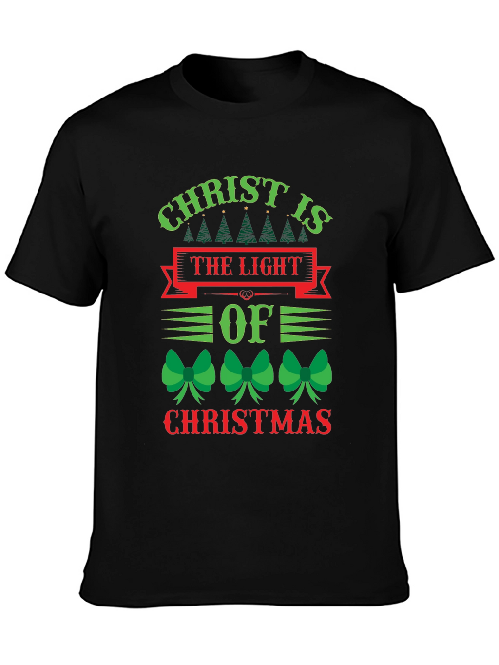 Christ is the Light of Christmas Graphic Tee