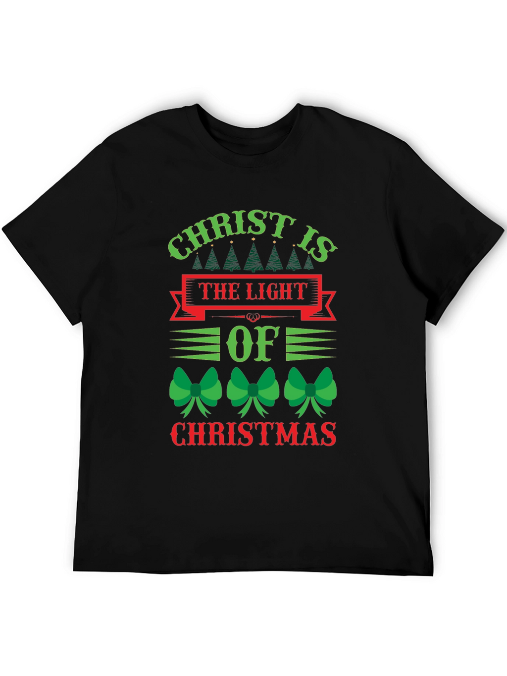 Christ is the Light of Christmas Graphic Tee