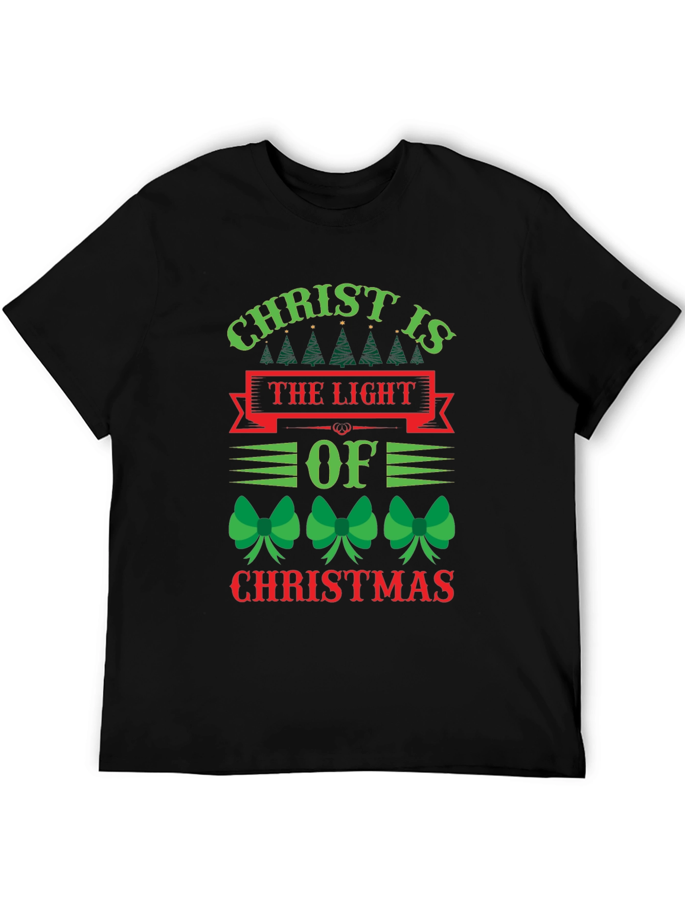 Christ is the Light of Christmas Graphic Tee