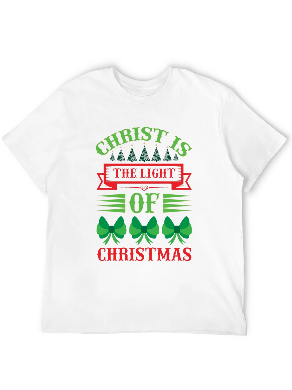 Christ is the Light of Christmas Graphic Tee