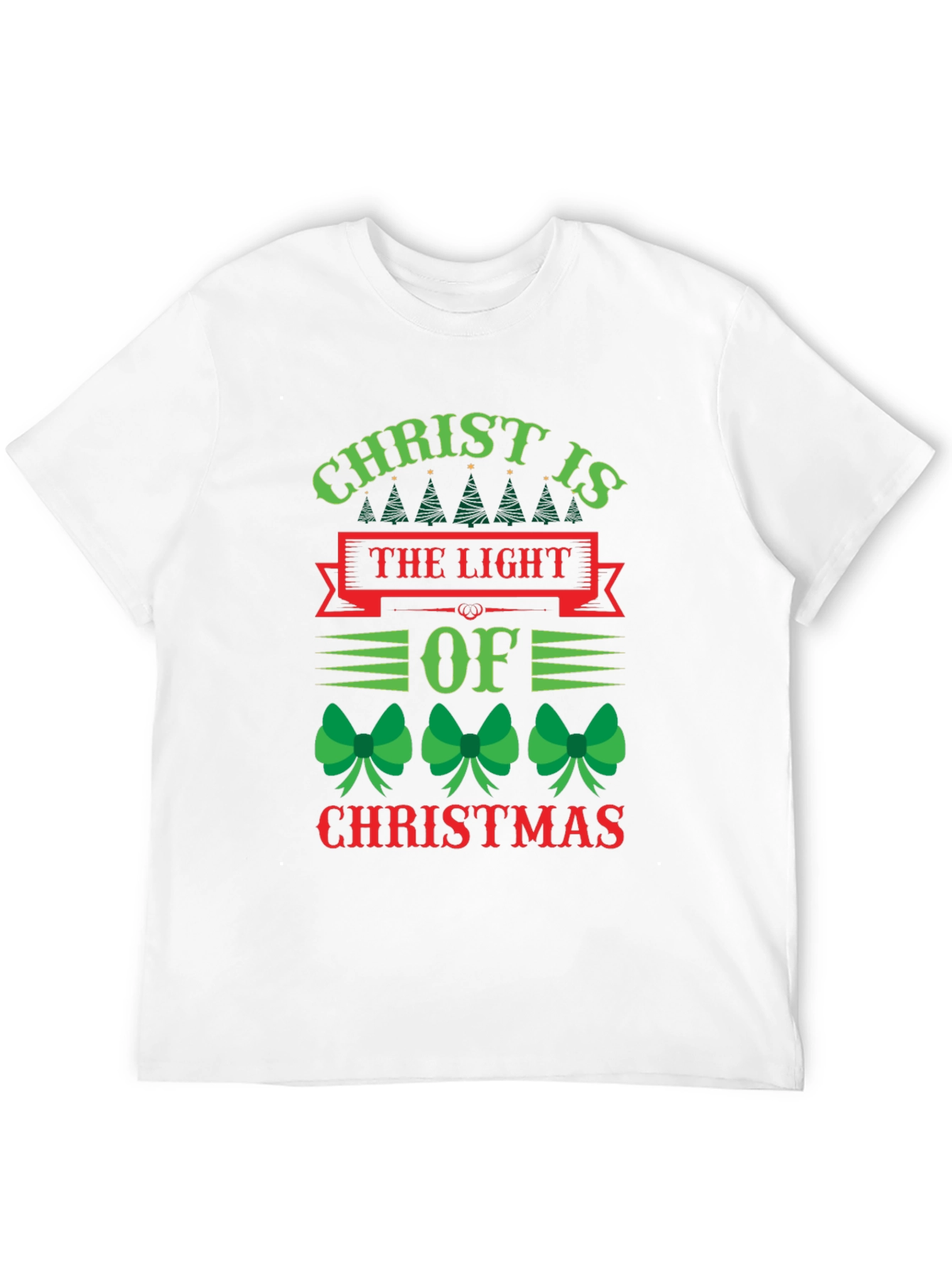Christ is the Light of Christmas Graphic Tee