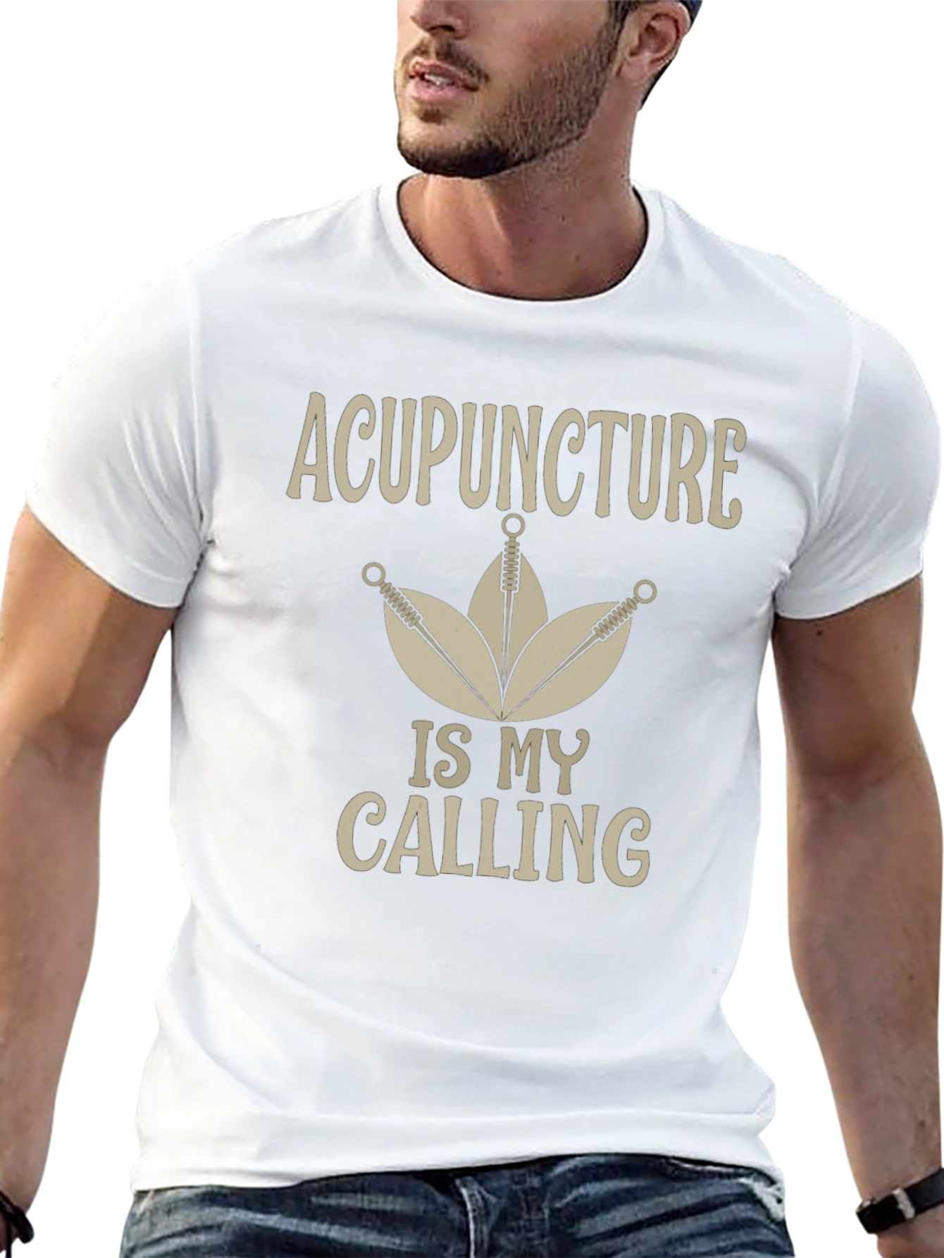Acupuncture Is My Calling T-Shirt - Black