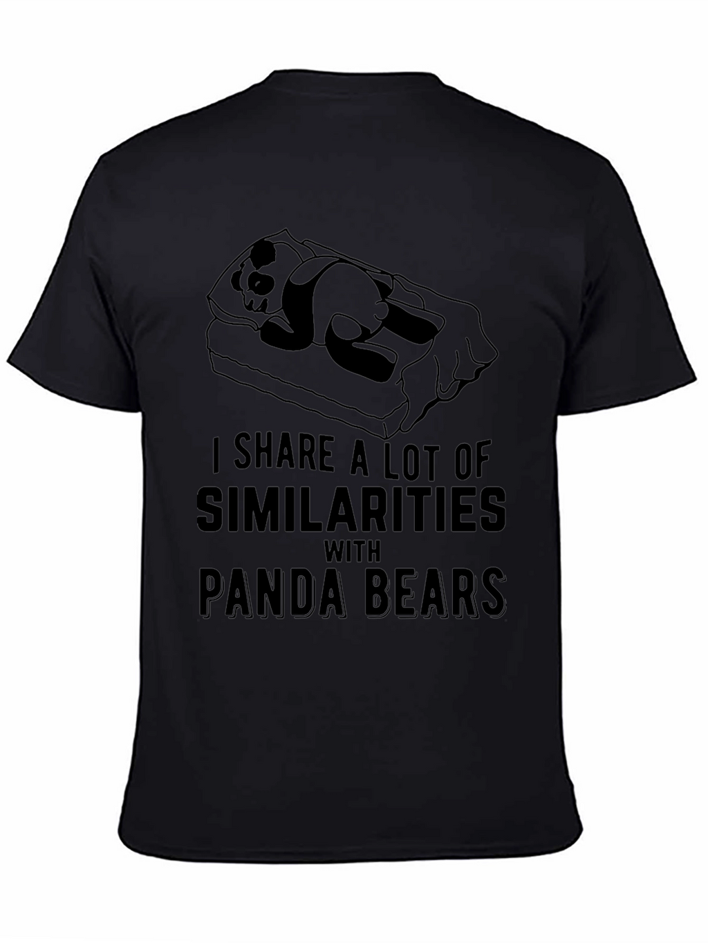 Panda Bear Similarity T-Shirt - Lazy Day Comfort