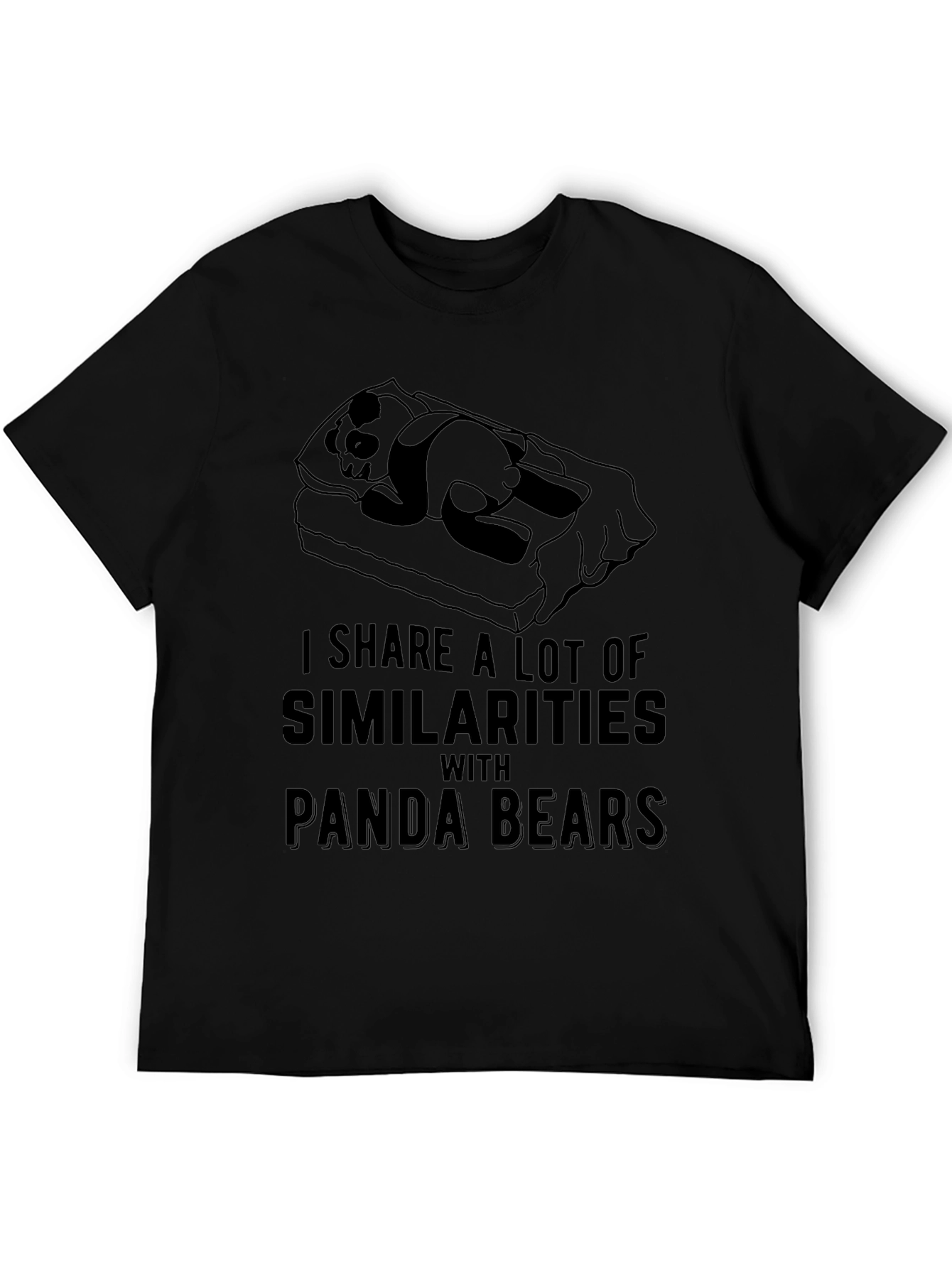 Panda Bear Similarity T-Shirt - Lazy Day Comfort