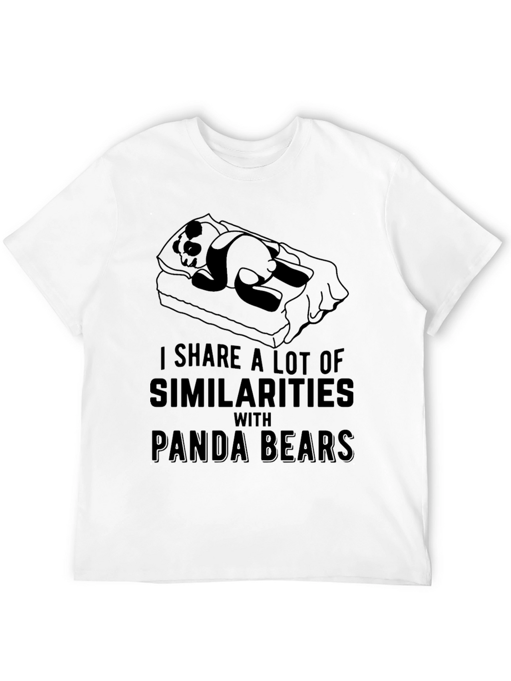 Panda Bear Similarity T-Shirt - Lazy Day Comfort