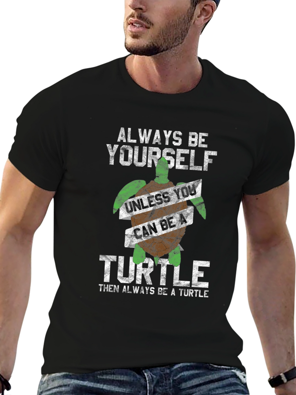 Always Be Yourself Turtle Graphic Tee