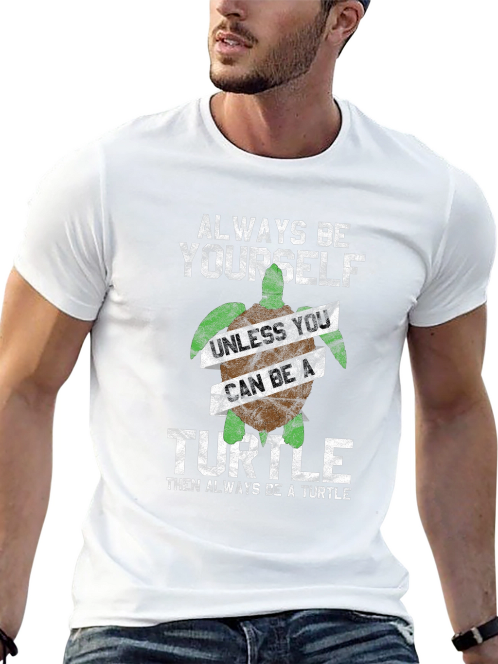 Always Be Yourself Turtle Graphic Tee