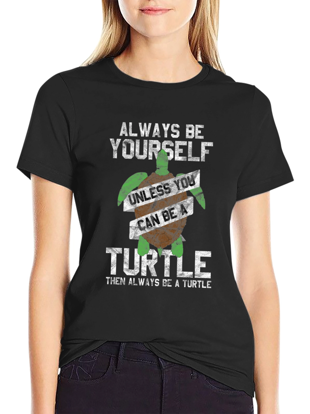 Always Be Yourself Turtle Graphic Tee