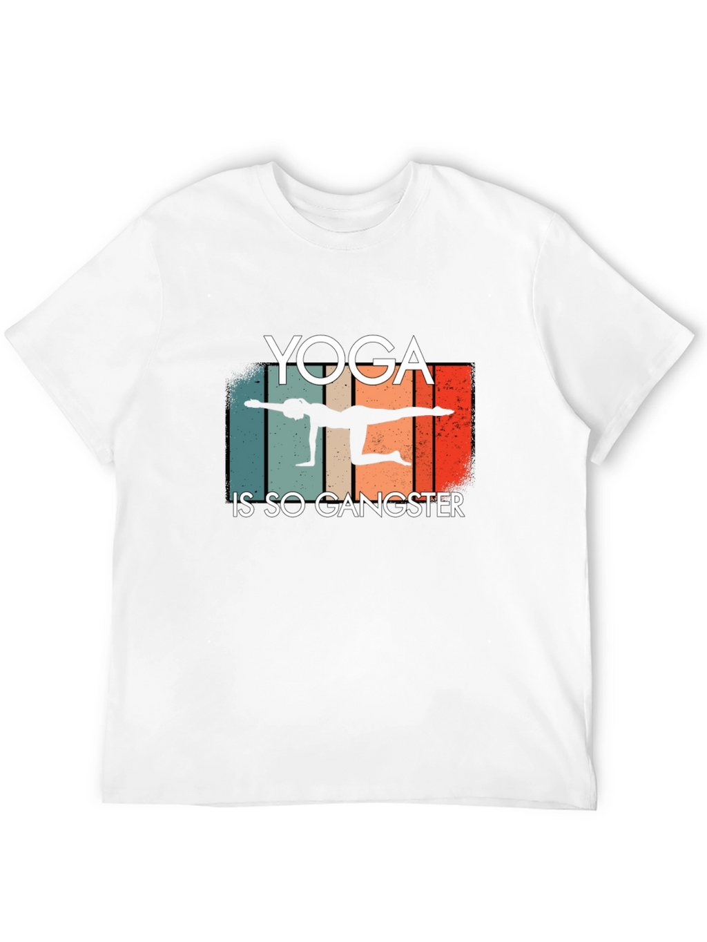 Yoga is so Gangster Black Graphic Tee
