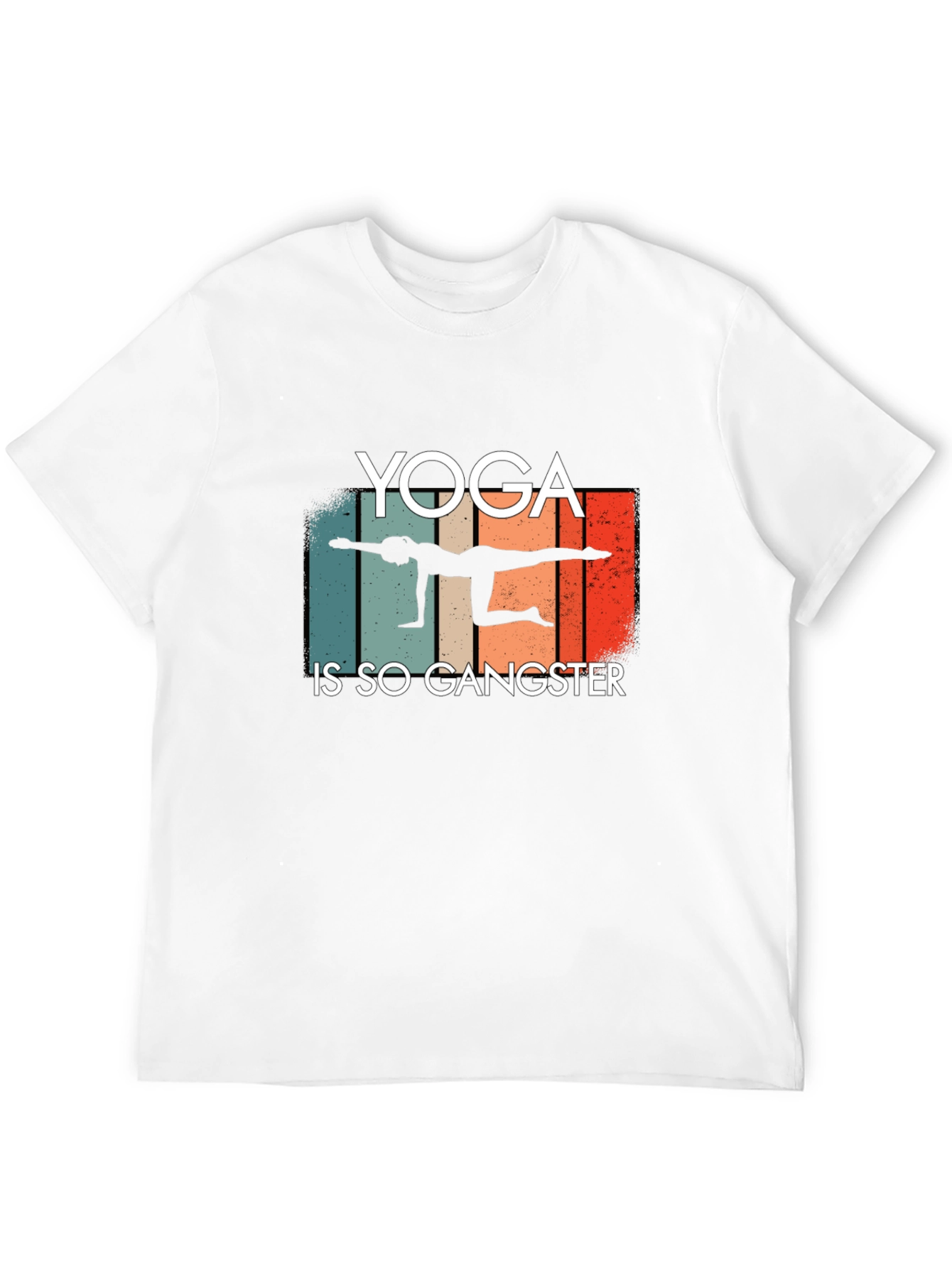 Yoga is so Gangster Black Graphic Tee