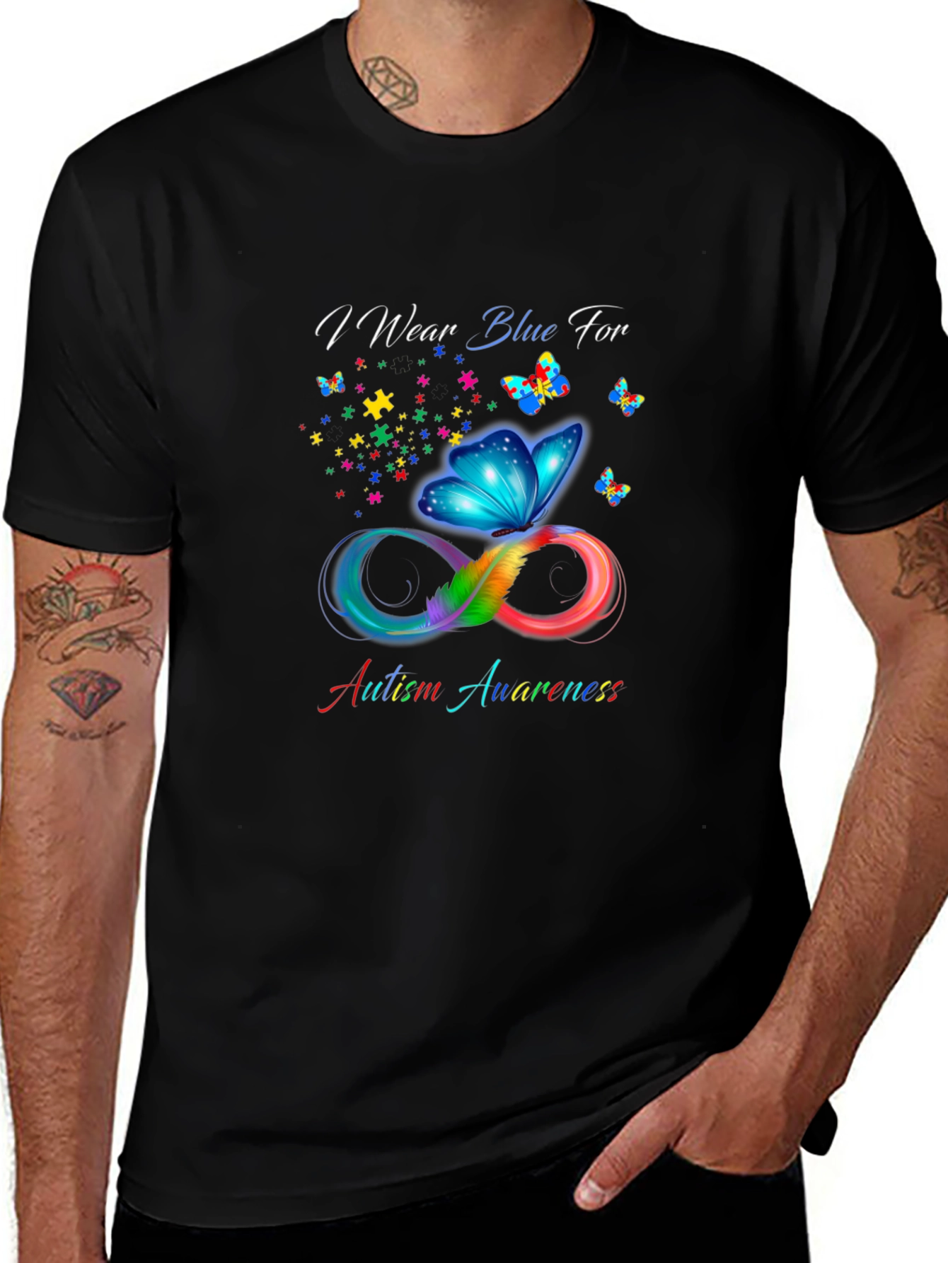 Autism Awareness Butterfly T-Shirt
