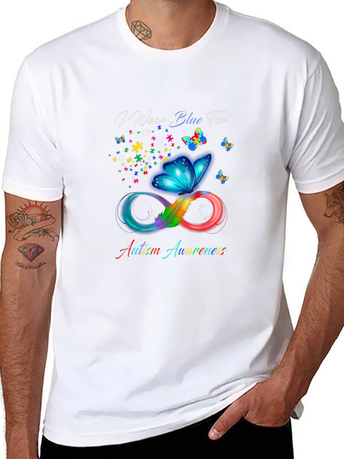 Autism Awareness Butterfly T-Shirt
