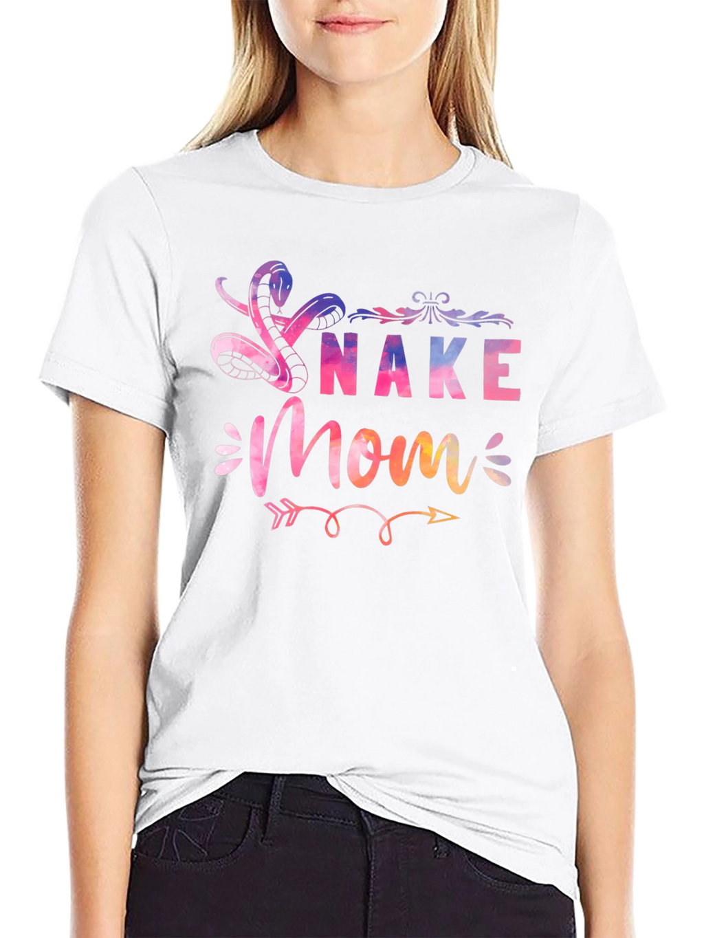Snake Mom T-Shirt - Vibrant Graphic Tee