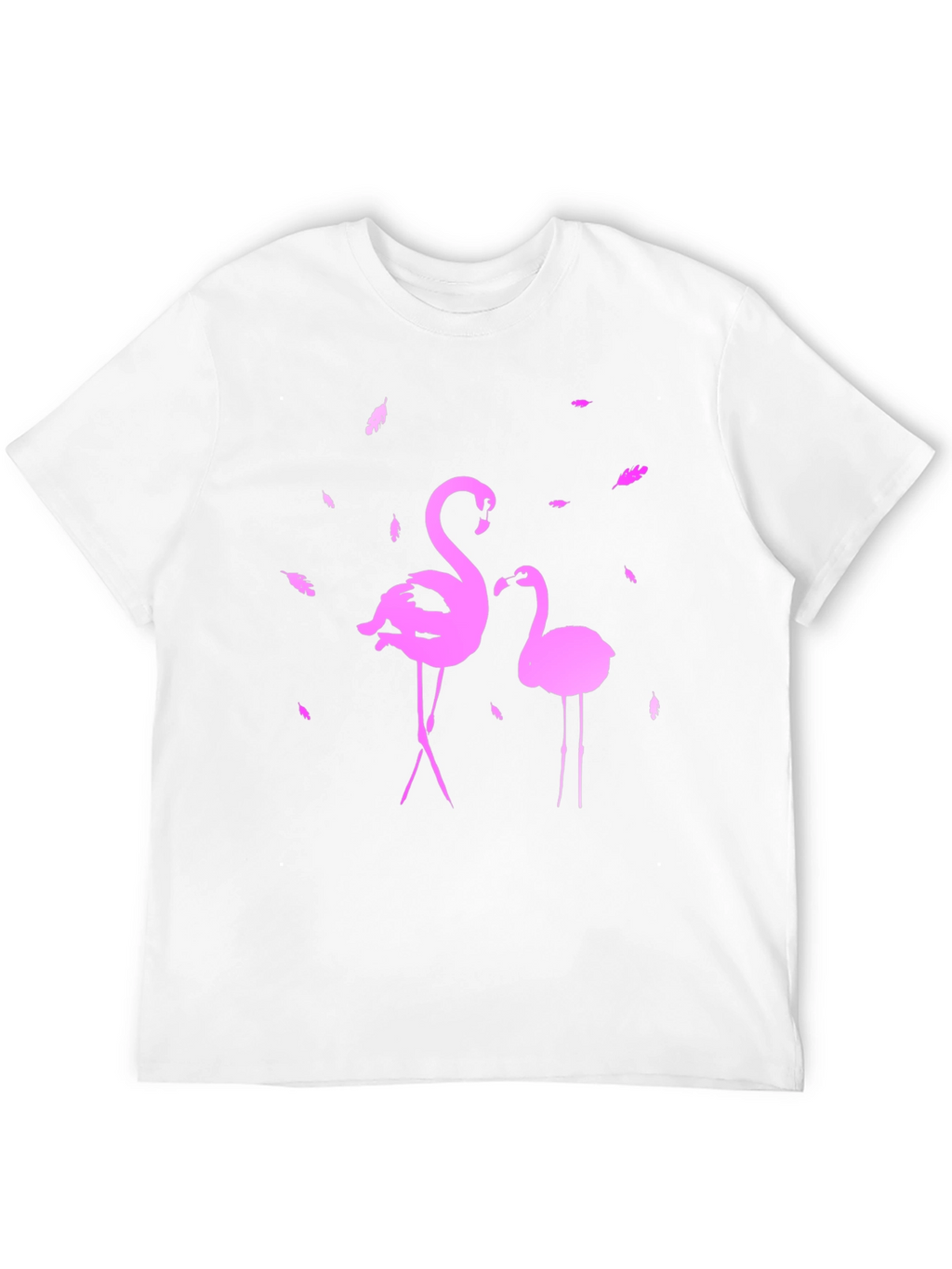 Flamingo Graphic Tee - Stylish Black T-Shirt