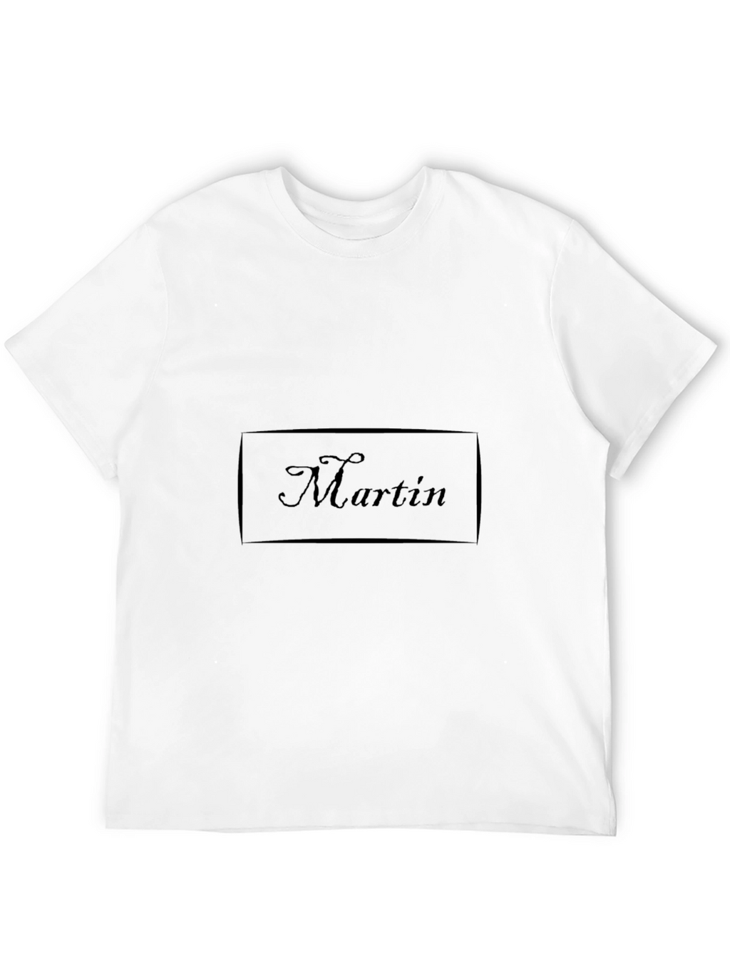 Martin Black Cotton T-Shirt