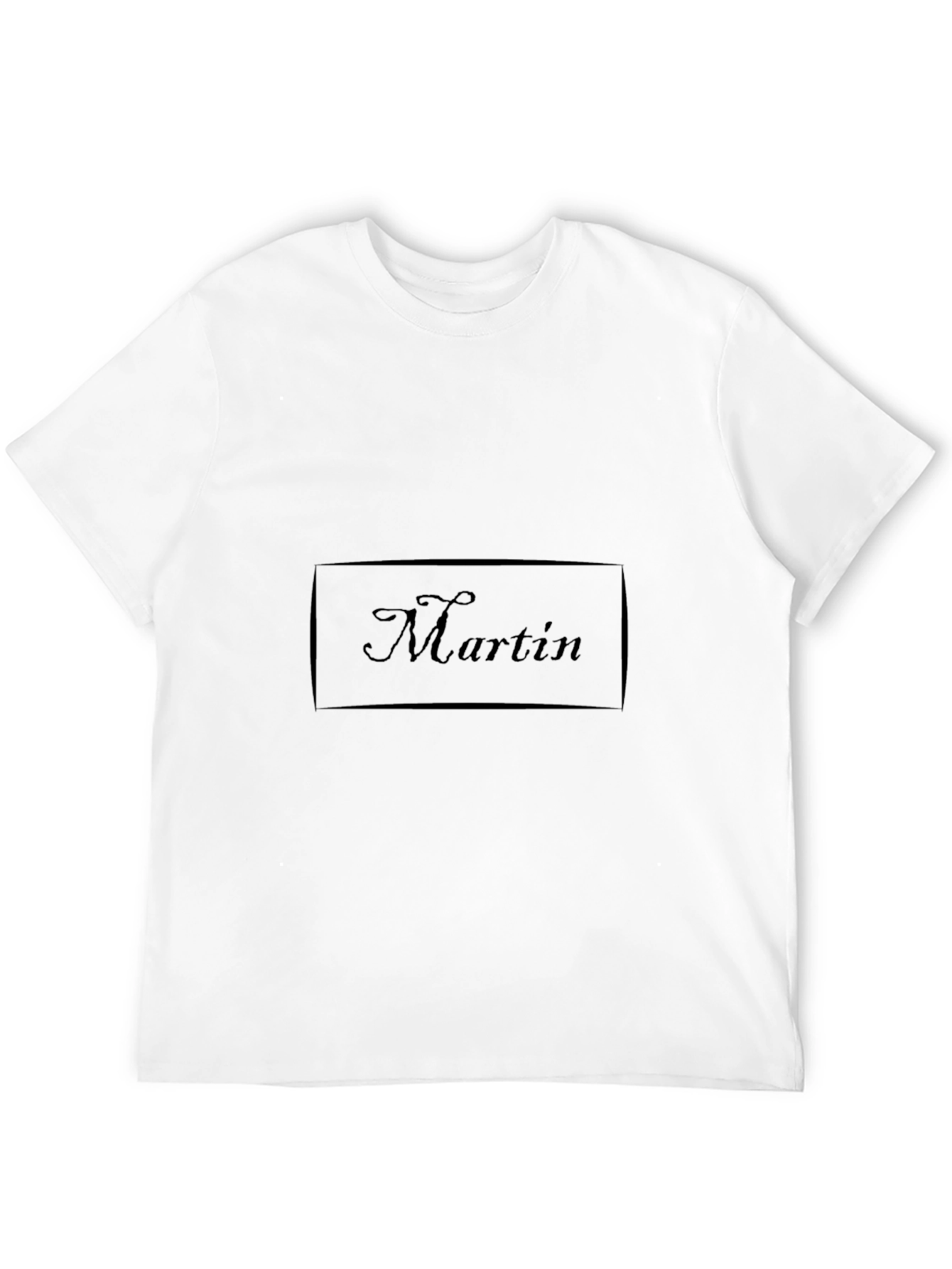 Martin Black Cotton T-Shirt