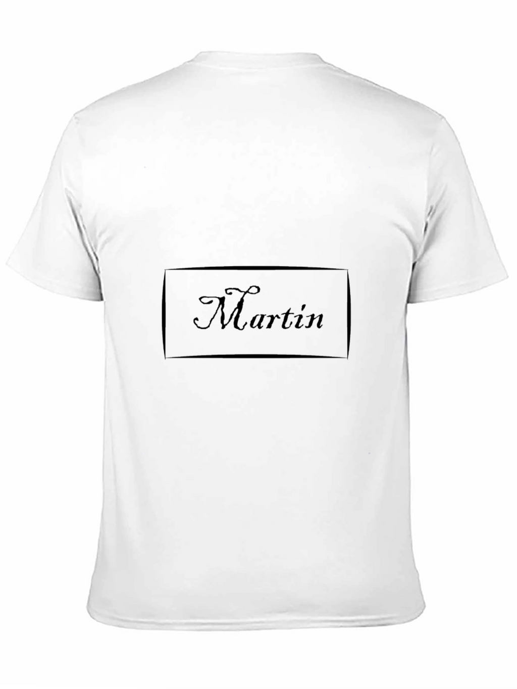 Martin Black Cotton T-Shirt