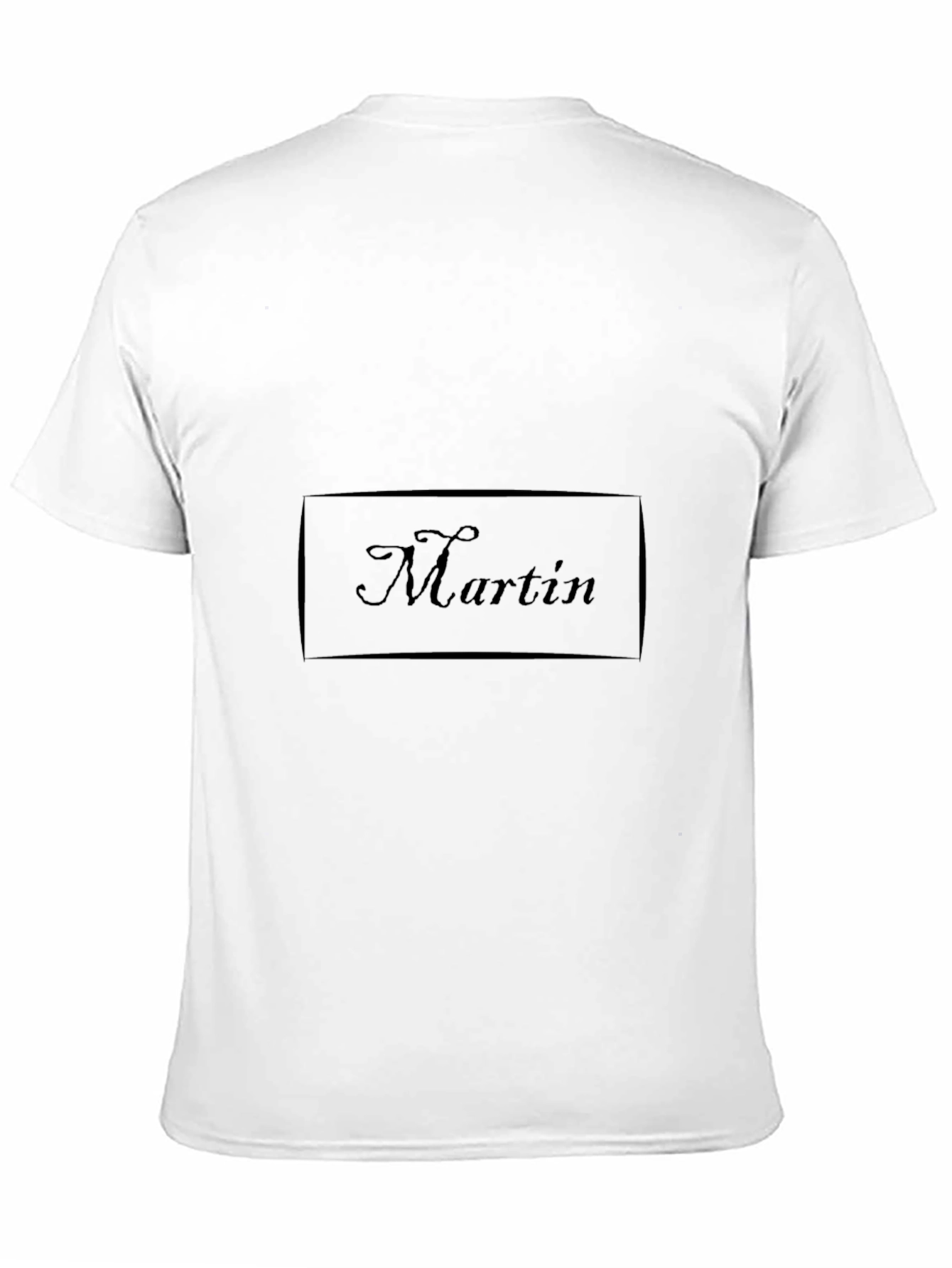 Martin Black Cotton T-Shirt