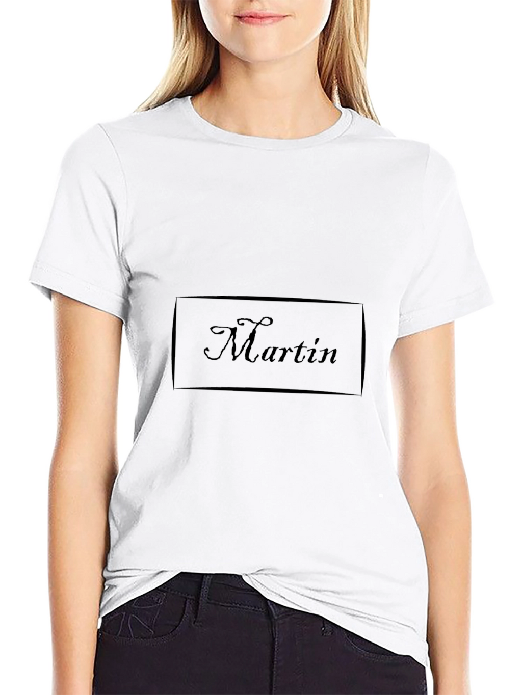 Martin Black Cotton T-Shirt