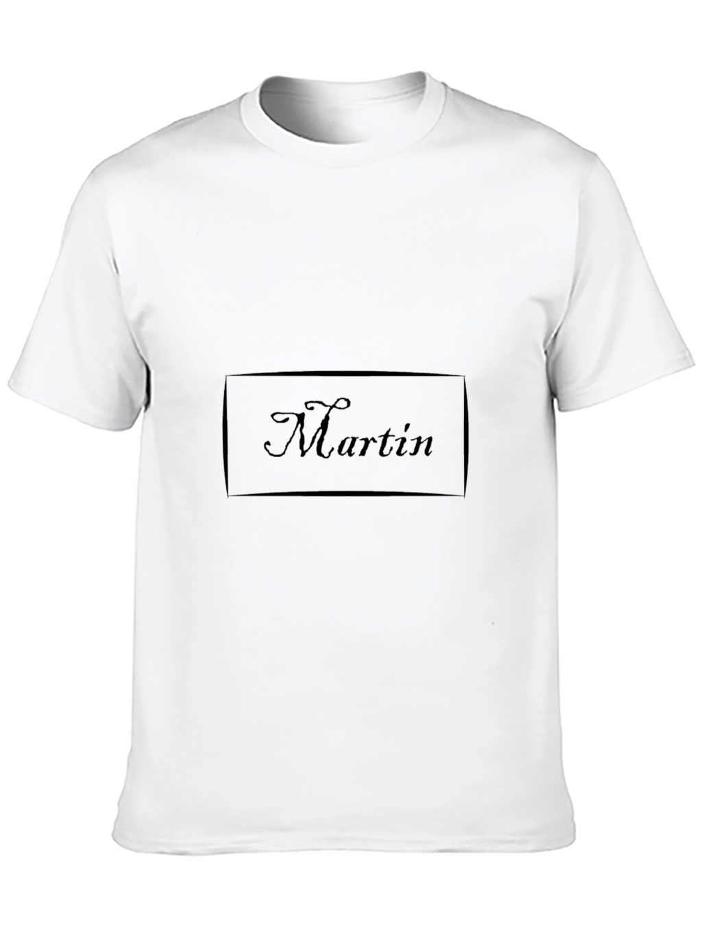 Martin Black Cotton T-Shirt