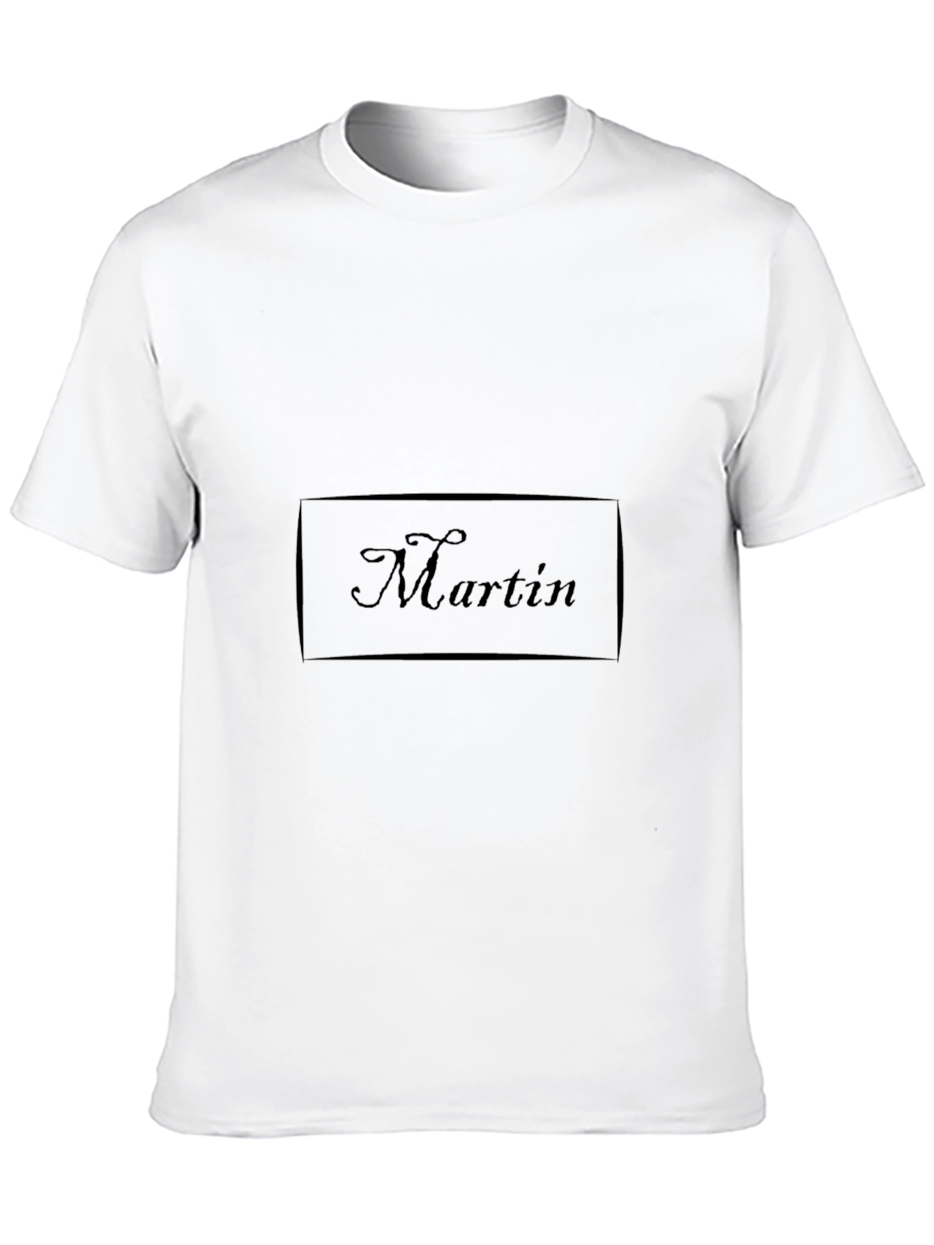 Martin Black Cotton T-Shirt