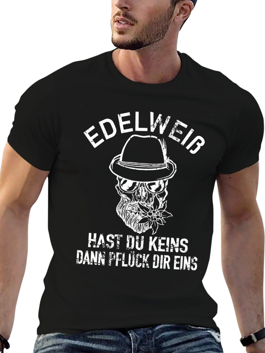 Edelweiss Skull Graphic Tee