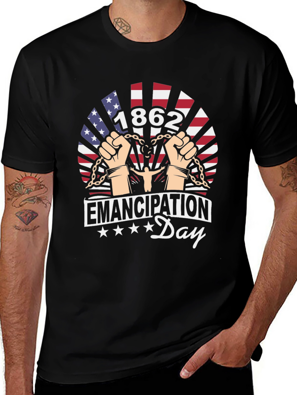 Emancipation Day 1862 Graphic T-Shirt