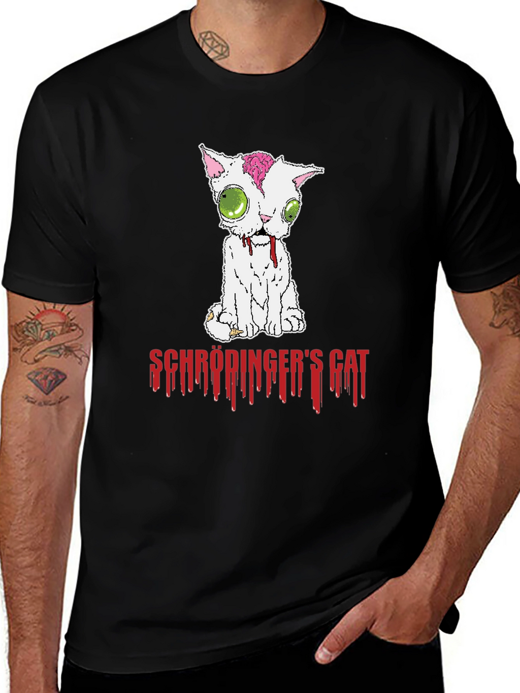 Schrödingers Cat Graphic T-Shirt
