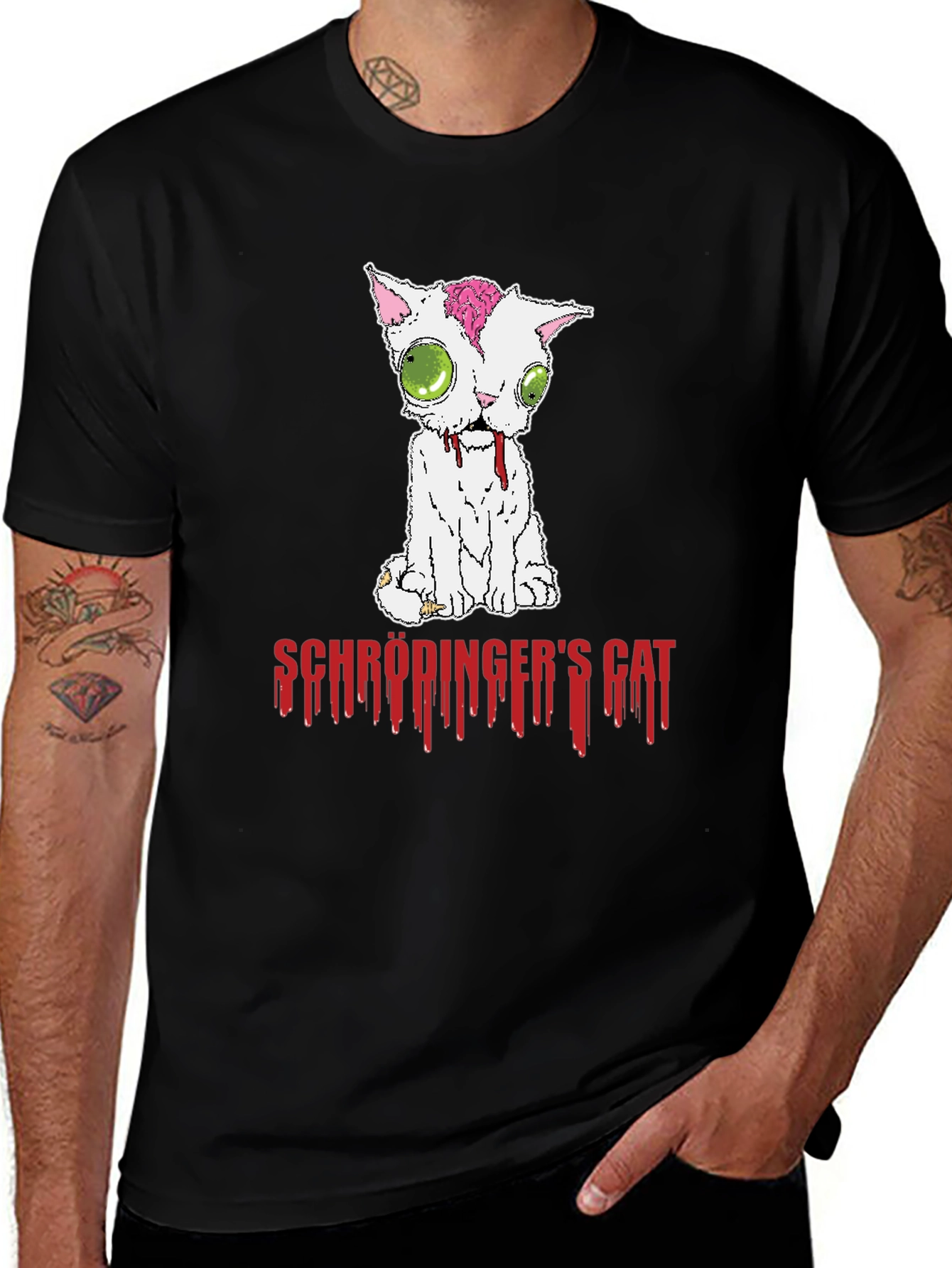 Schrödingers Cat Graphic T-Shirt