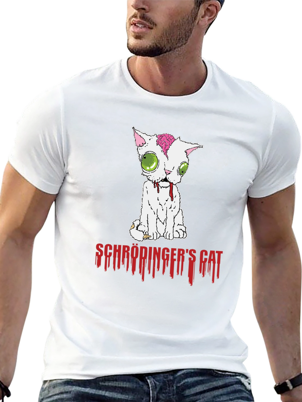 Schrödingers Cat Graphic T-Shirt