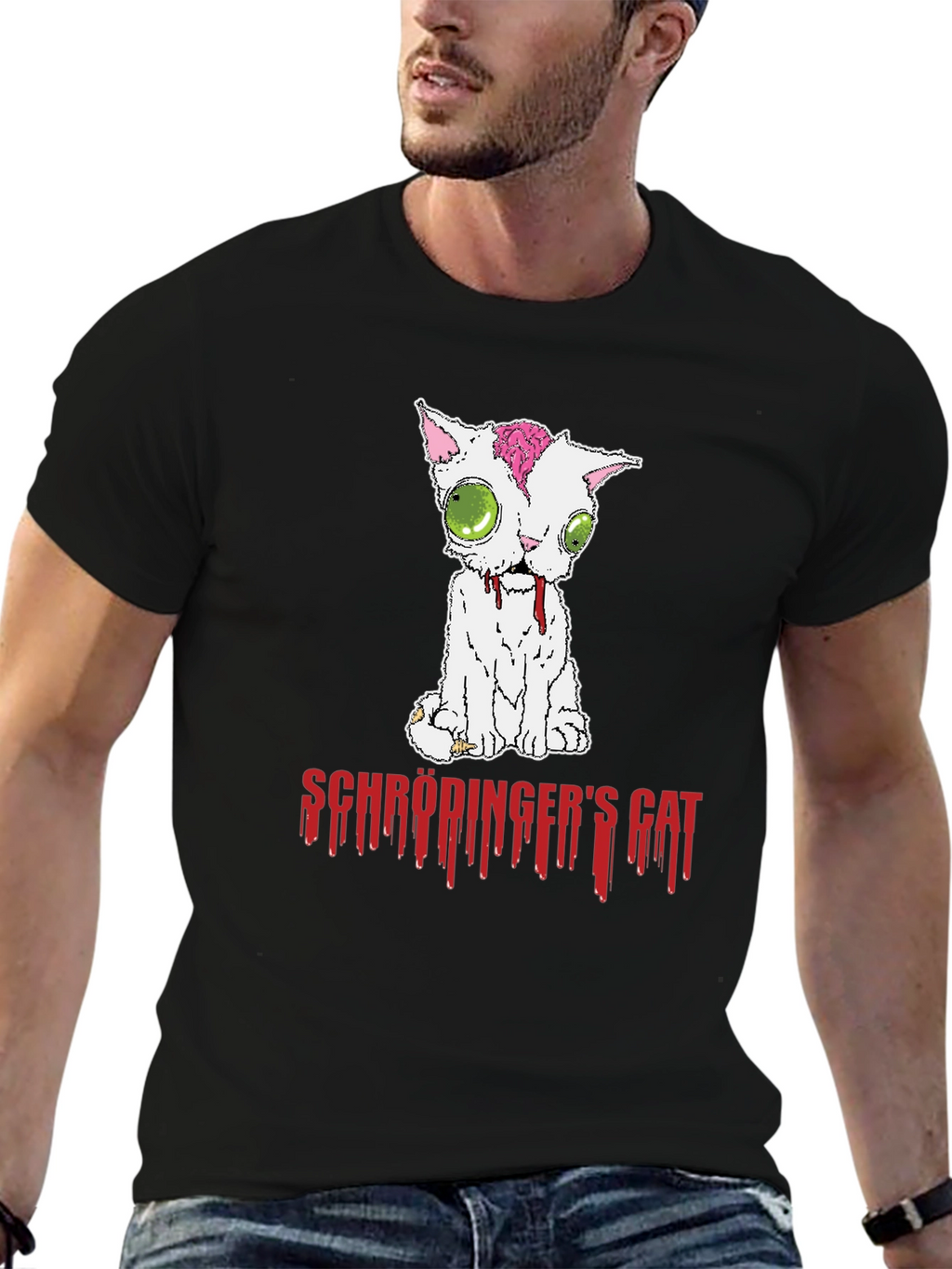 Schrödingers Cat Graphic T-Shirt