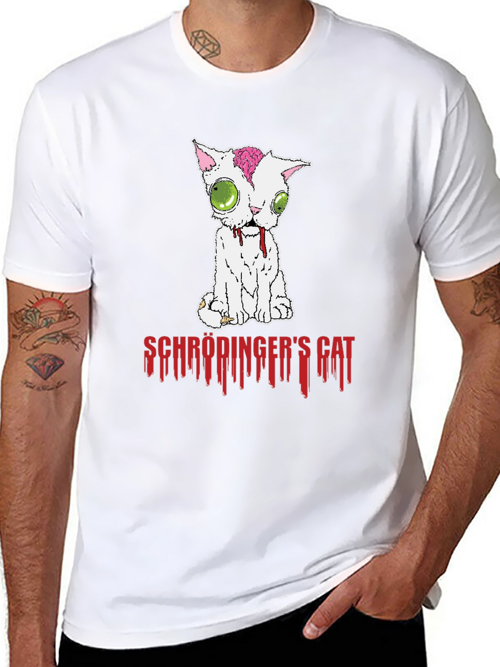 Schrödingers Cat Graphic T-Shirt