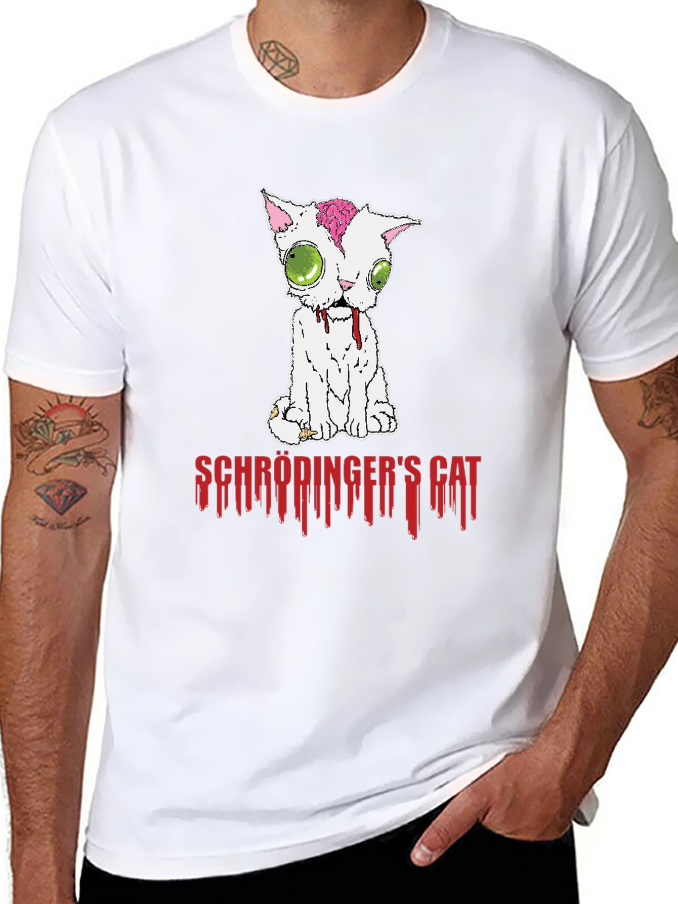 Schrödingers Cat Graphic T-Shirt