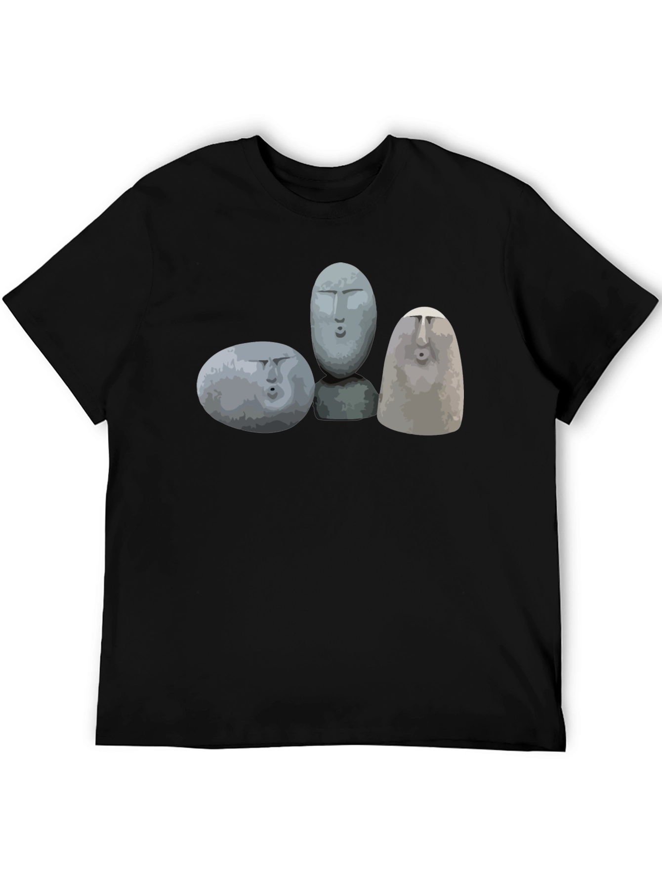 Moai Rock Head Graphic Tee