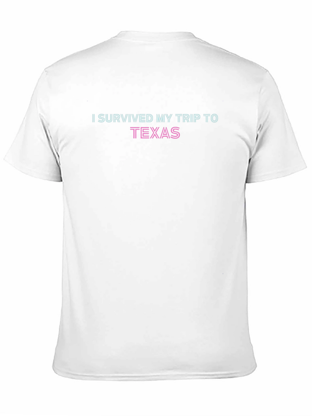 I Survived My Trip to Texas Black Cotton Tee