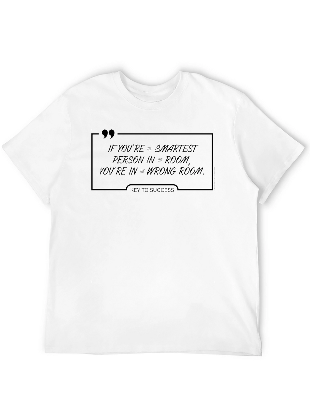 Smartest Person T-Shirt - Key to Success Design