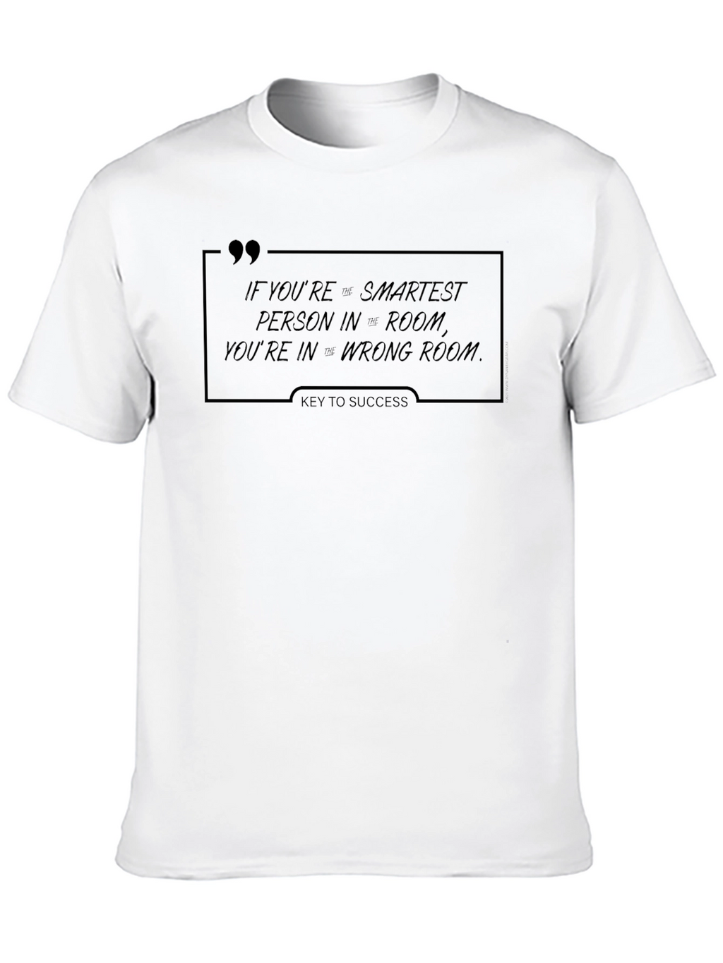Smartest Person T-Shirt - Key to Success Design