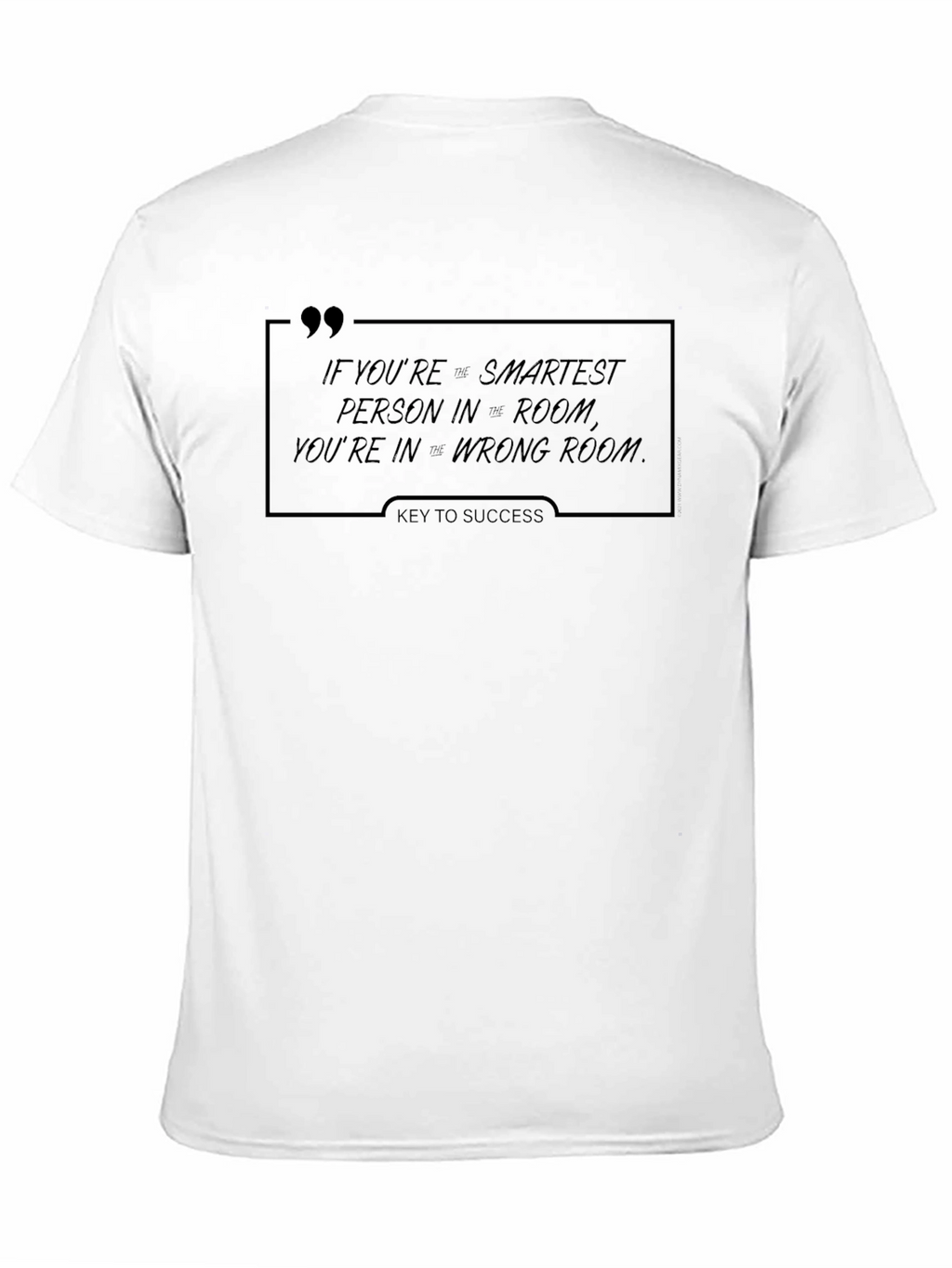 Smartest Person T-Shirt - Key to Success Design