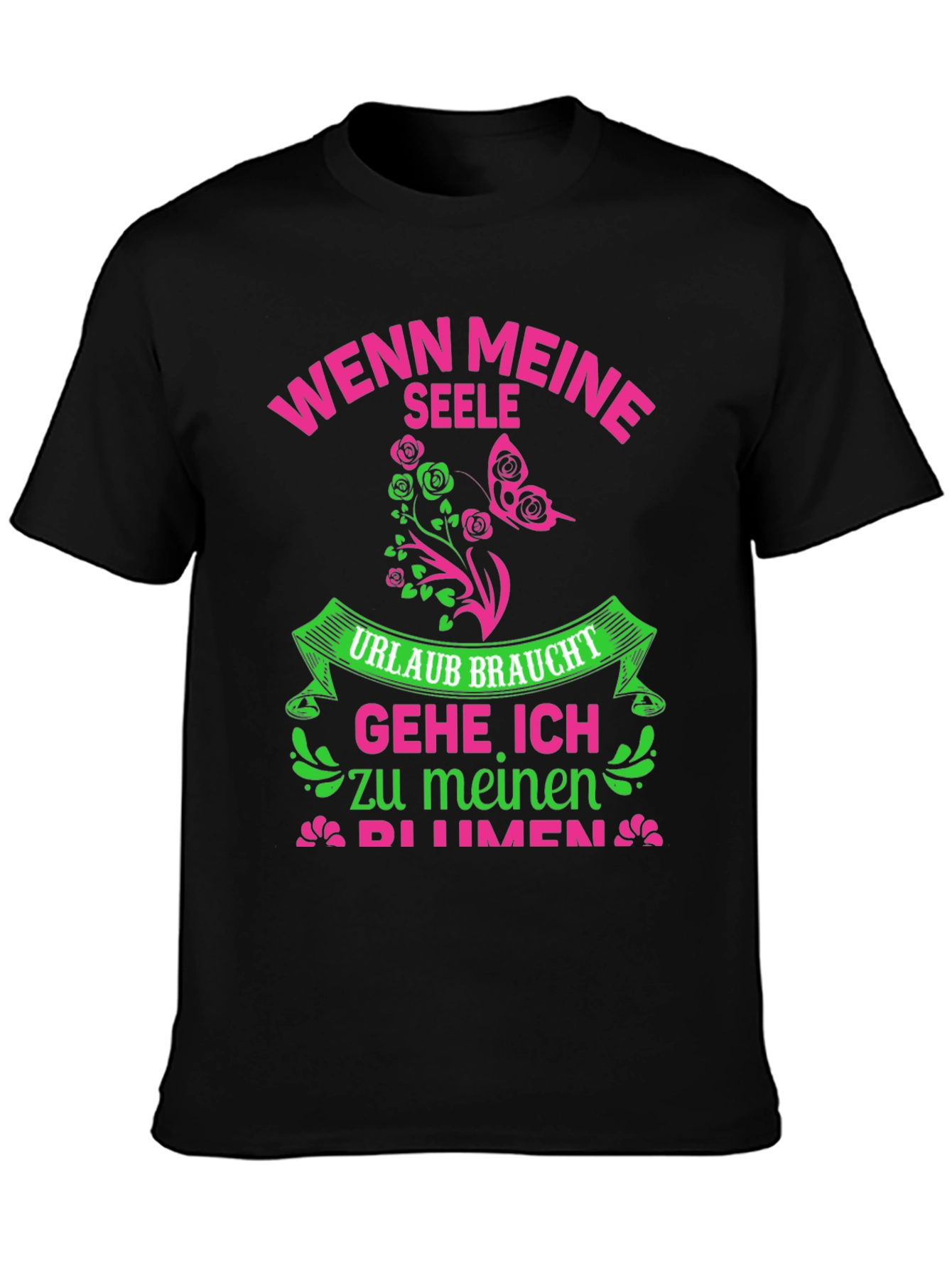 Wenn Meine Seele Urlaub Braucht Graphic Tee