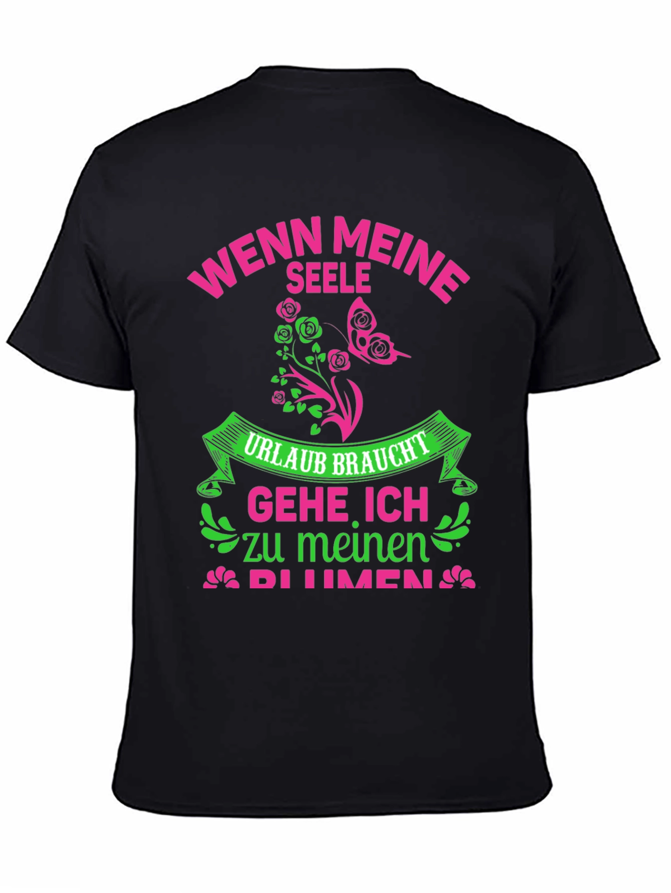 Wenn Meine Seele Urlaub Braucht Graphic Tee