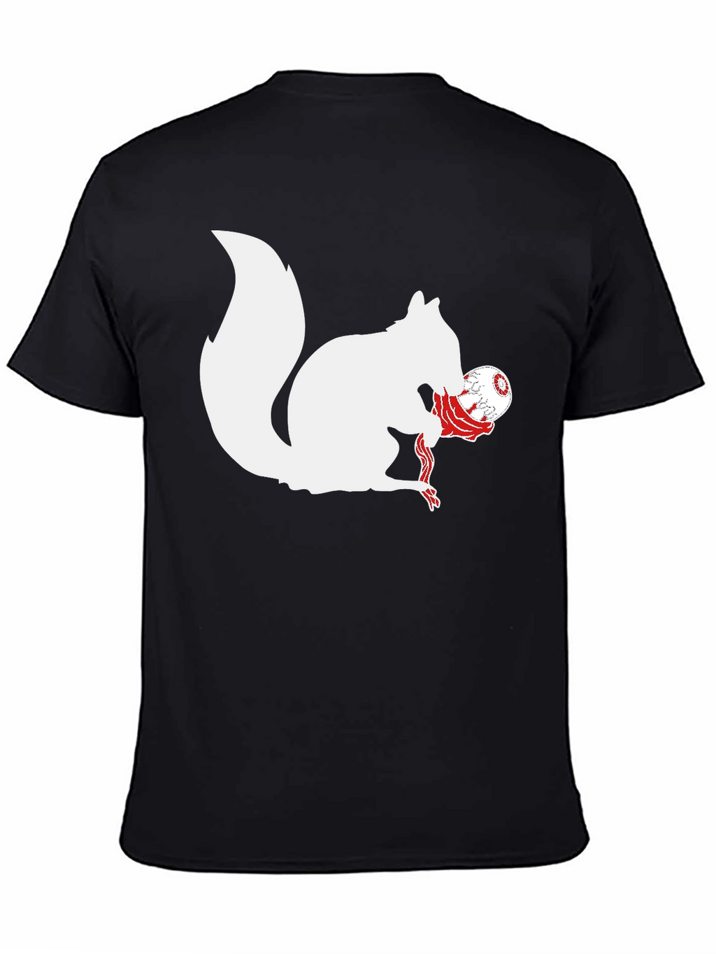 Squirrel Eating Eyeball Graphic T-Shirt