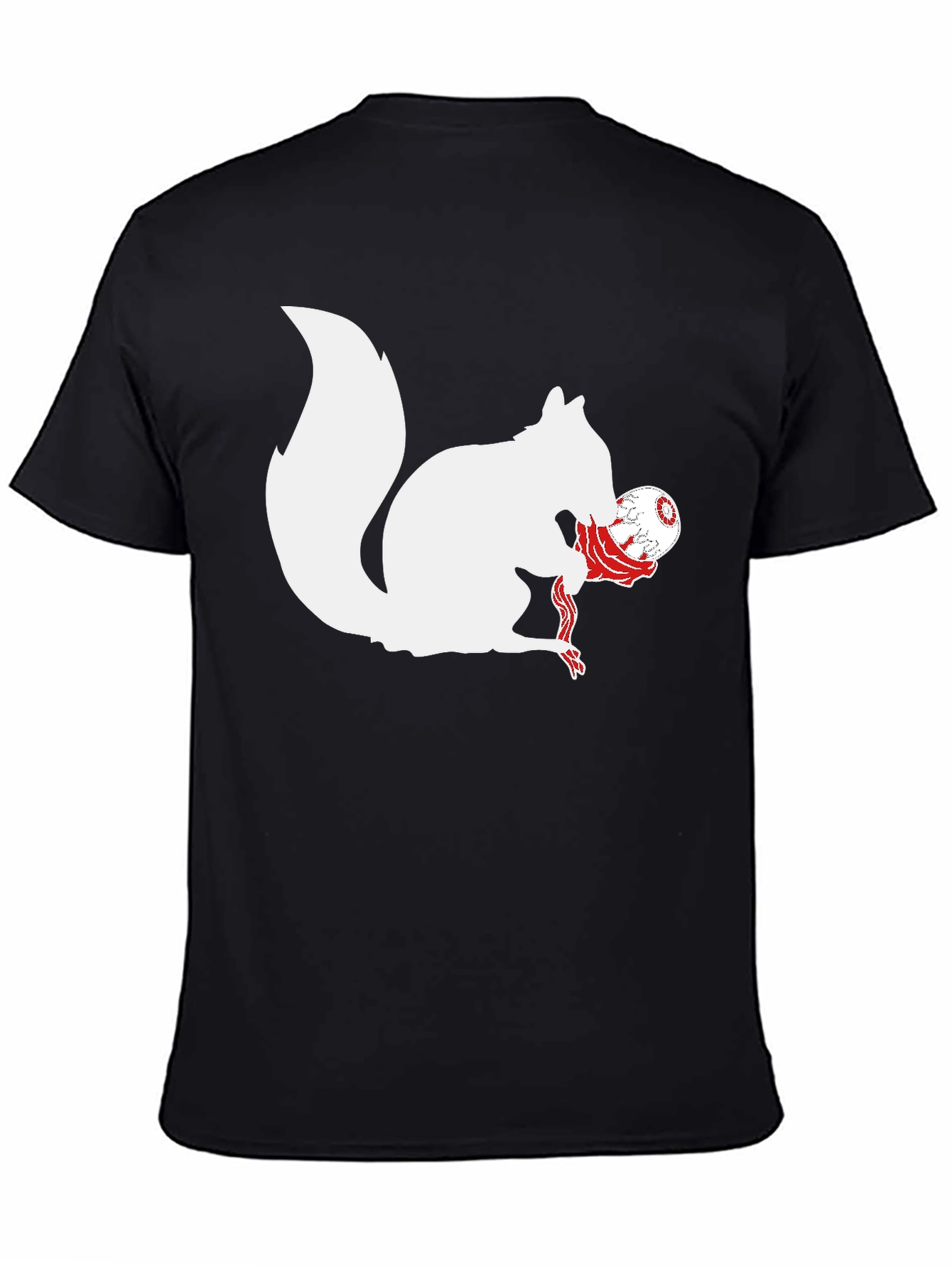 Squirrel Eating Eyeball Graphic T-Shirt