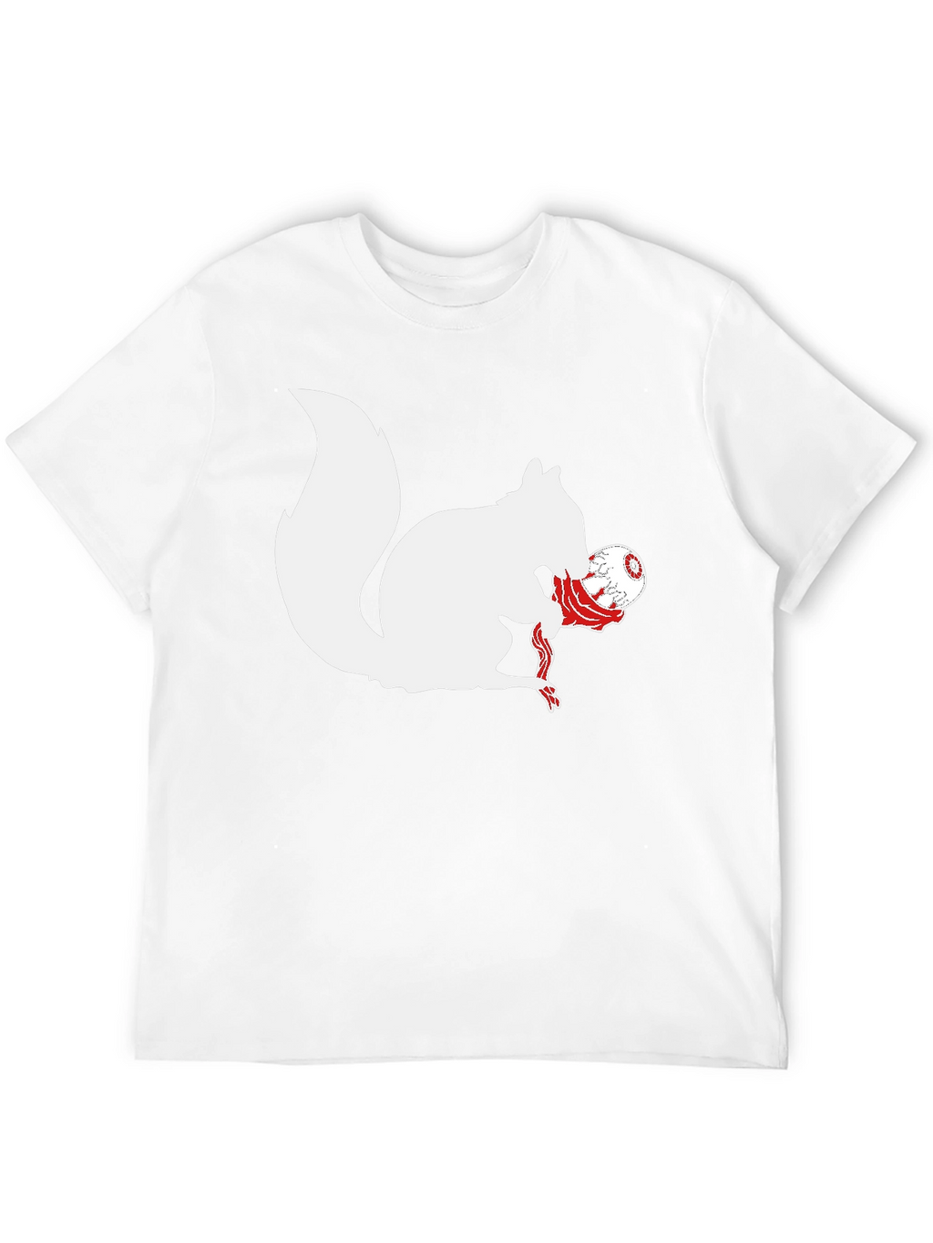 Squirrel Eating Eyeball Graphic T-Shirt