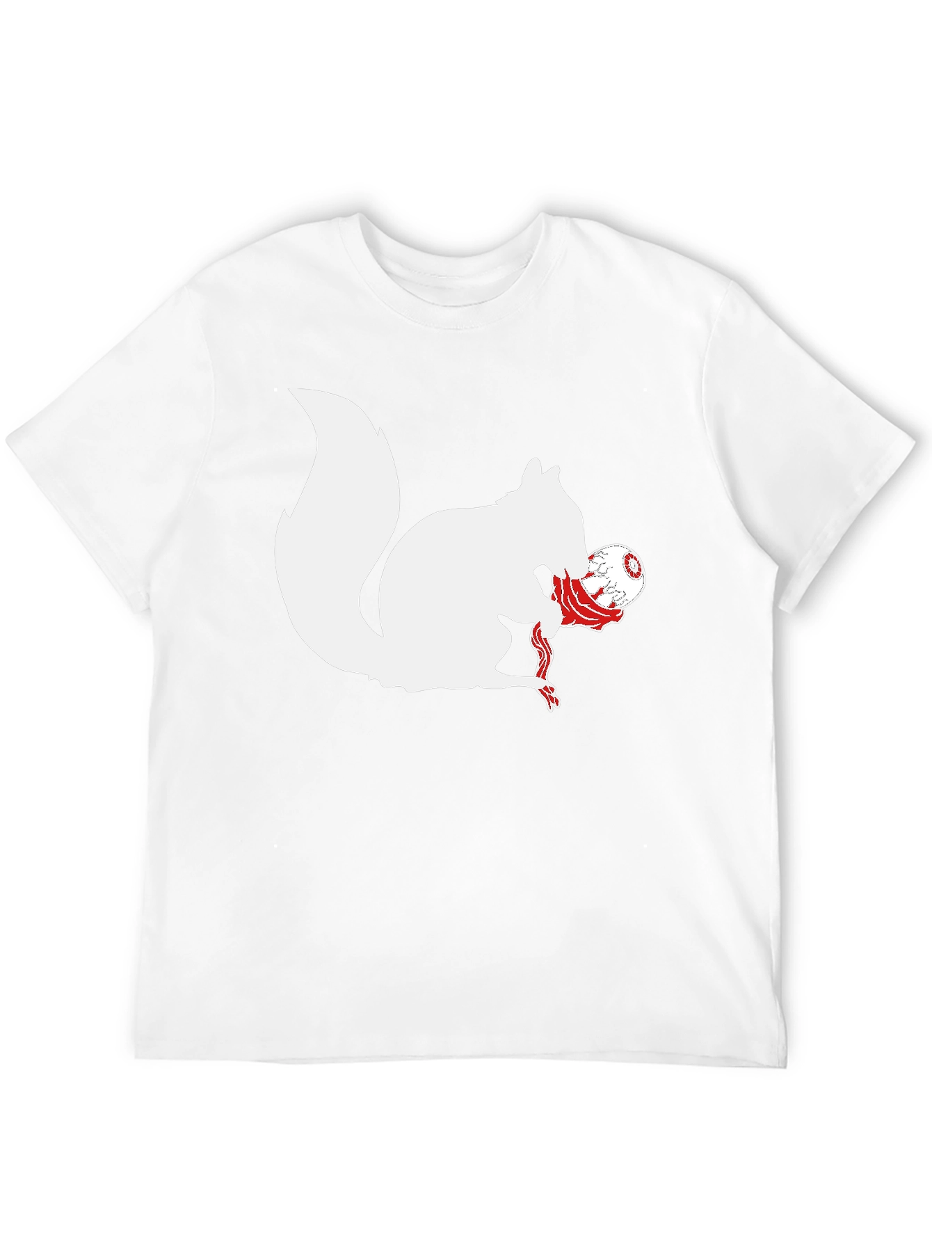 Squirrel Eating Eyeball Graphic T-Shirt