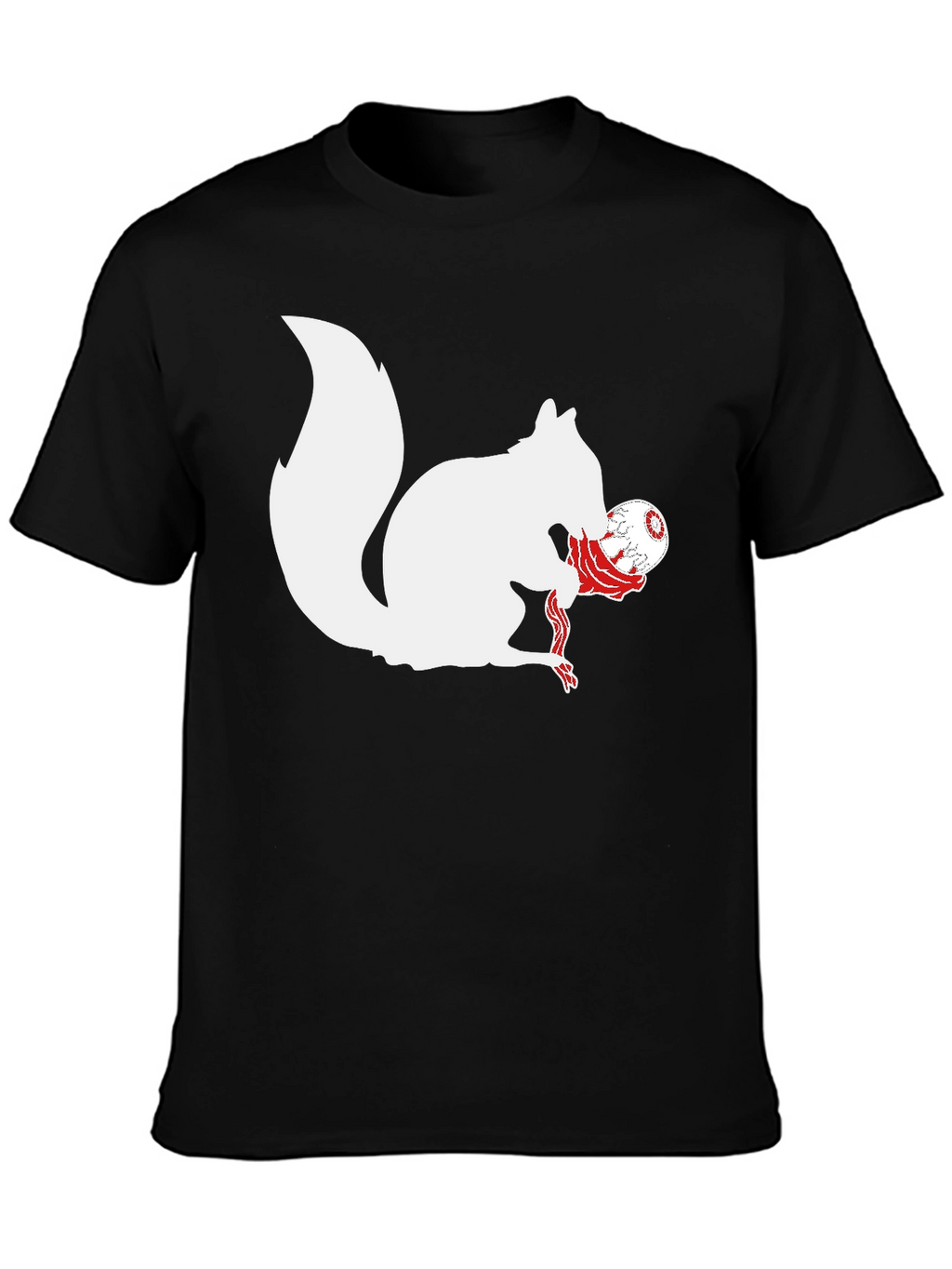 Squirrel Eating Eyeball Graphic T-Shirt