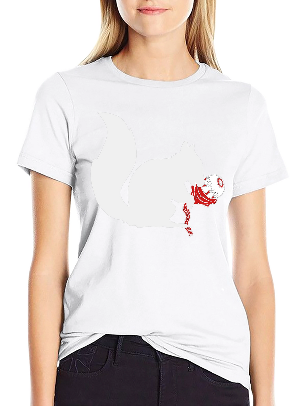 Squirrel Eating Eyeball Graphic T-Shirt